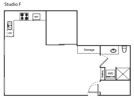 Studio F Urban One Bedroom F